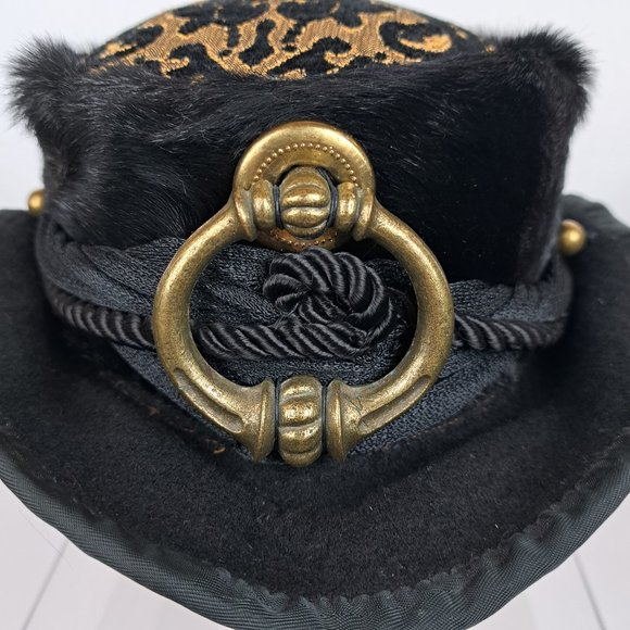 Handcrafted Steampunk Style Hat Unisex - Picture 6 of 16